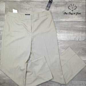 Jones New York Classic Fit Pants Beechwood Straight Leg NWT $84.98 Size 14