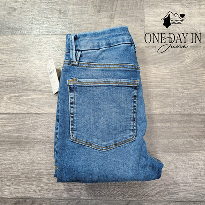 Good American Good Legs High Rise Skinny Jeans Indigo Blue NWT Size M
