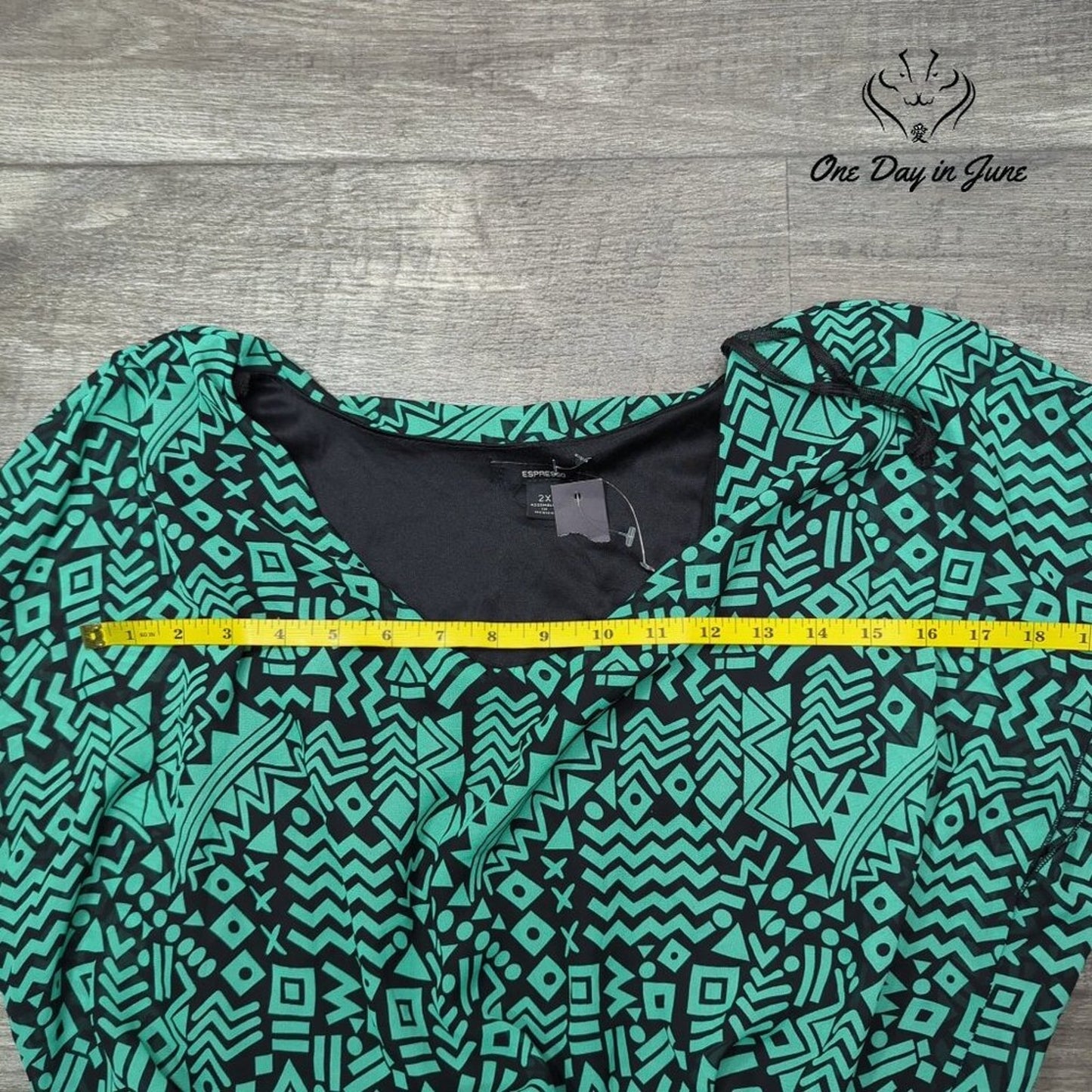 Espresso Sleeveless Short Dress Size 2X