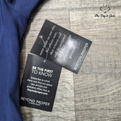 Boston Proper Square Neck Long Sleeve Mini Dress Size XS