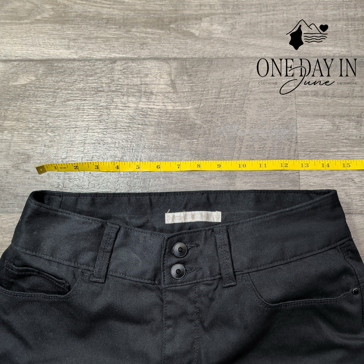 Boston Proper ATRC Ankle Jeans Proper Black Slim Fit NWT Size 6