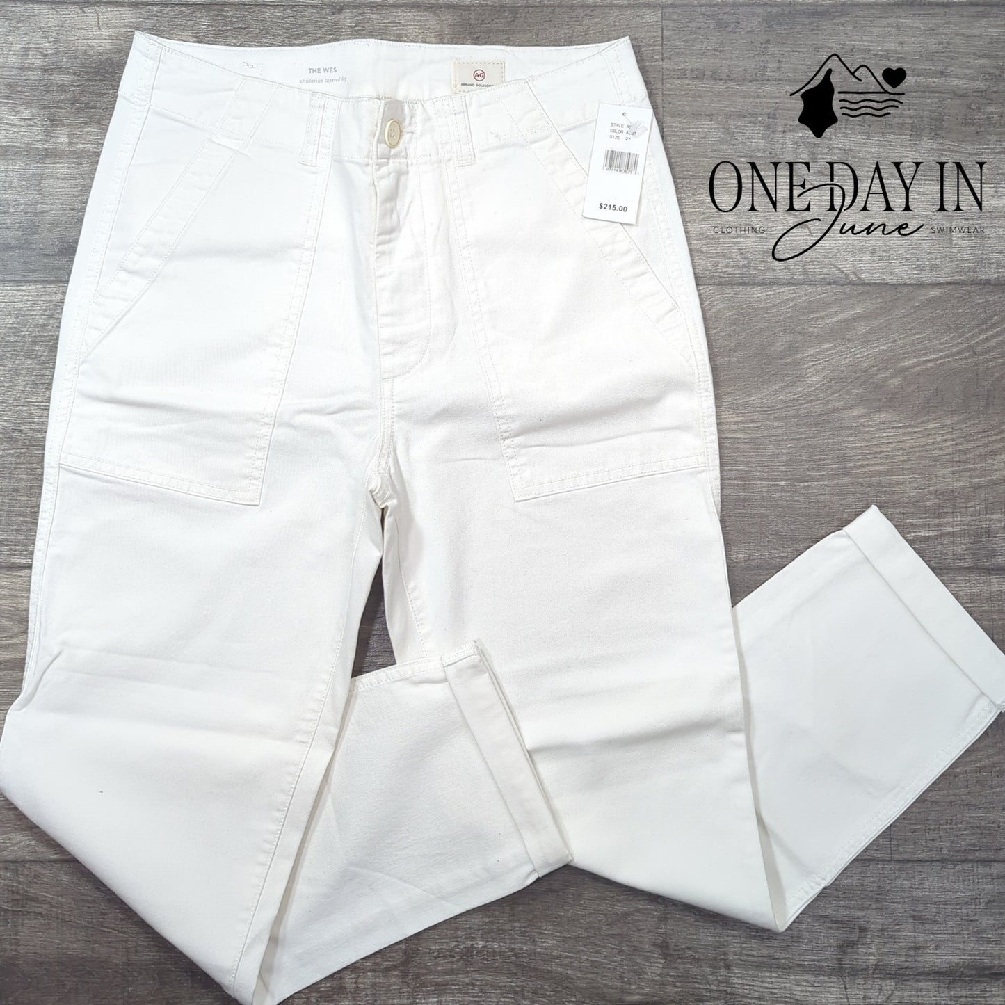 Adriano Goldschmied The Wes Utilitarian Tapered Leg Jeans Size 27 (4)