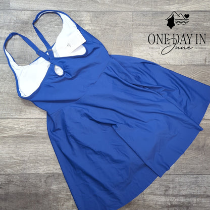 B2Prity Boyshort Swimdress One Piece Swimsuit Size L