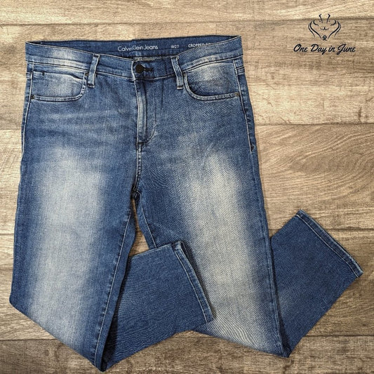 Calvin Klein Cropped Boyfriend Jeans Size 27 (4)
