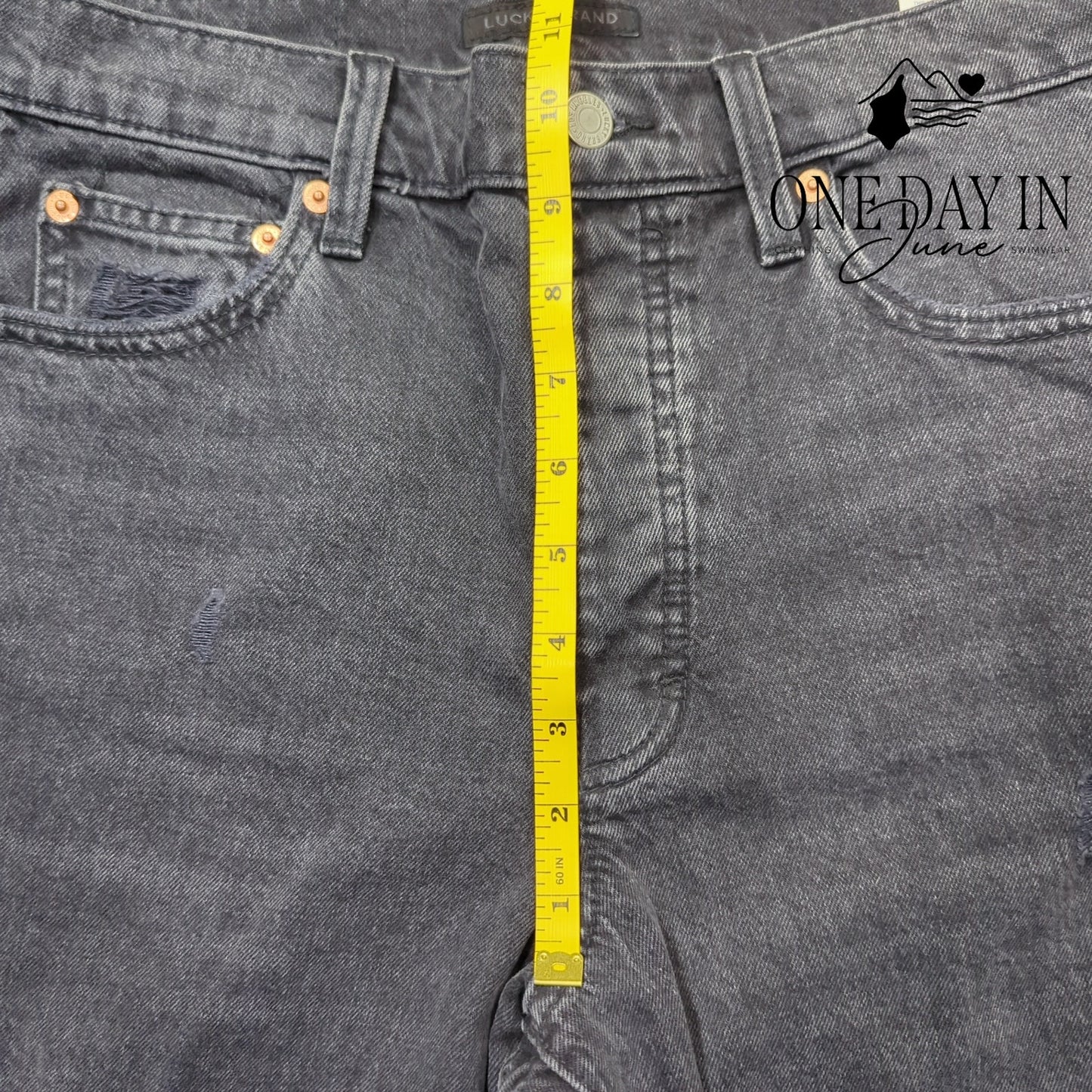 Lucky Brand Drew Mom Fit Distressed Jeans Size 6