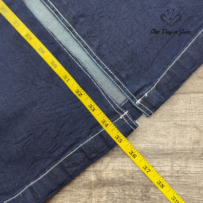 True Religion Denim Cargo Maxi Skirt Dark Wash Body Rinse NWT Size 29 (8)