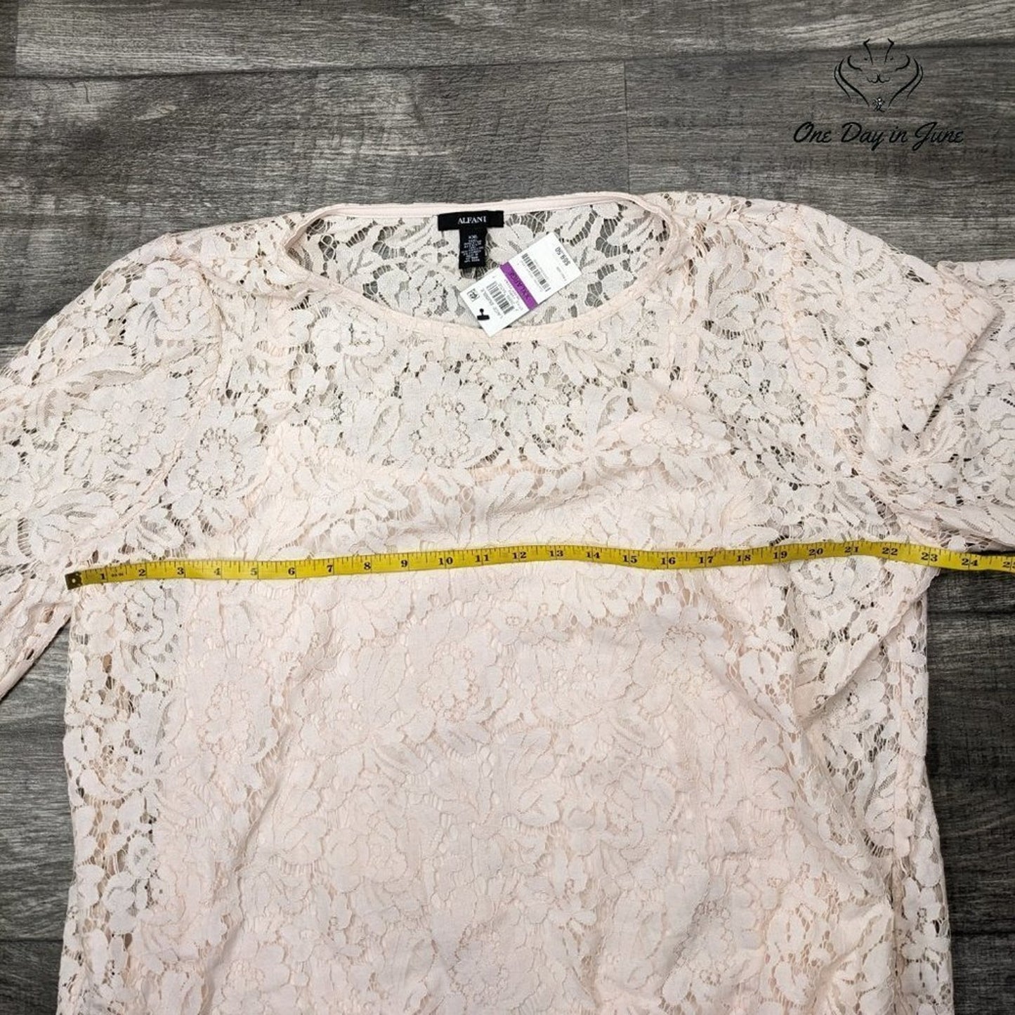 Alfani Lace Bubble Top Size XXL