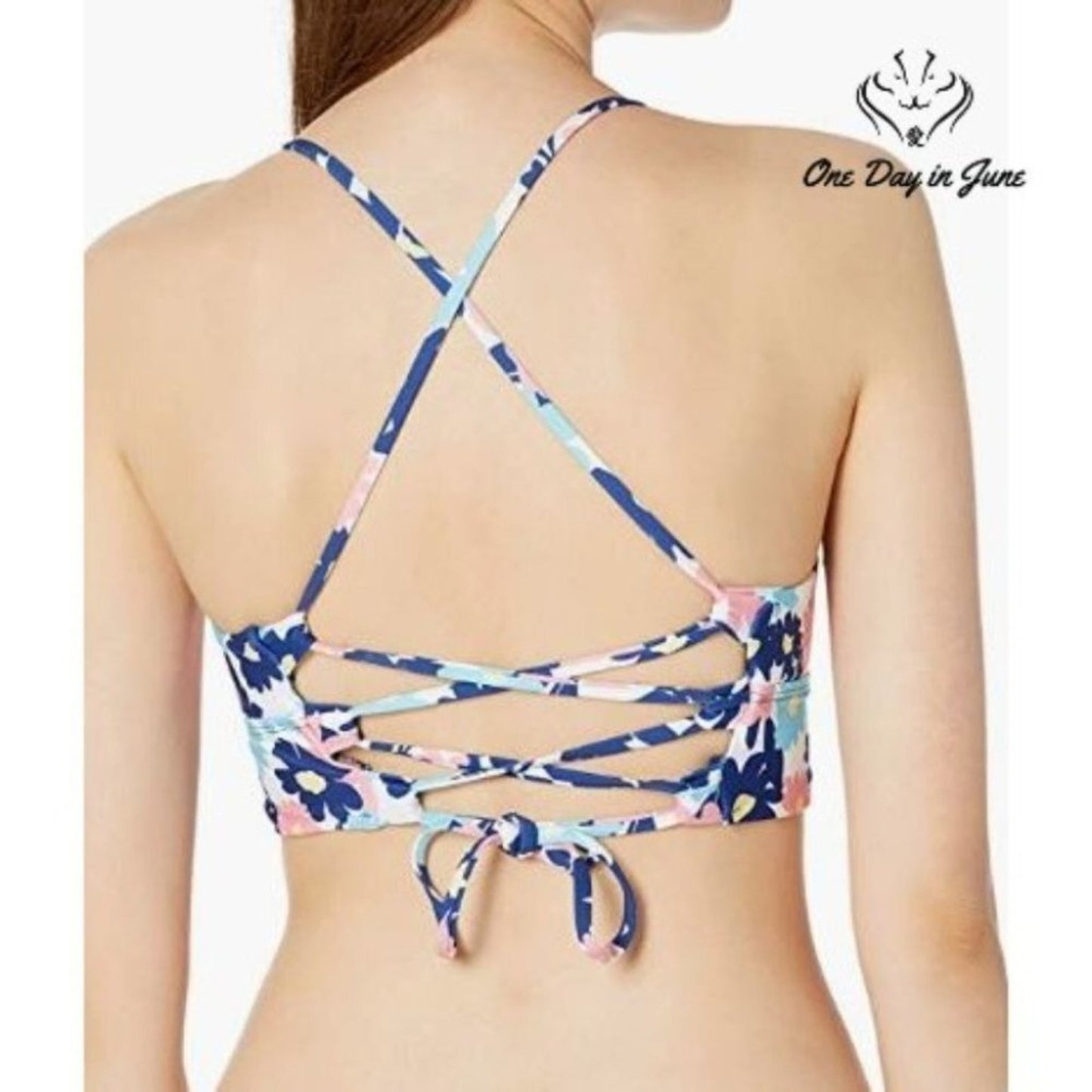 Splendid Room to Bloom Crop Bikini Top Size: XS