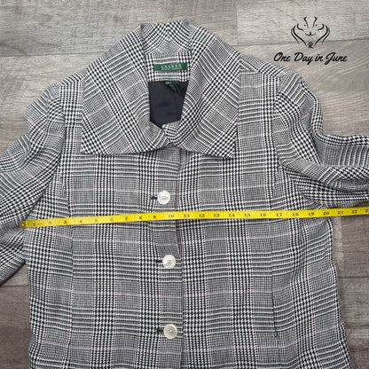 Ralph Lauren 4 Button Linen Coat Size 12