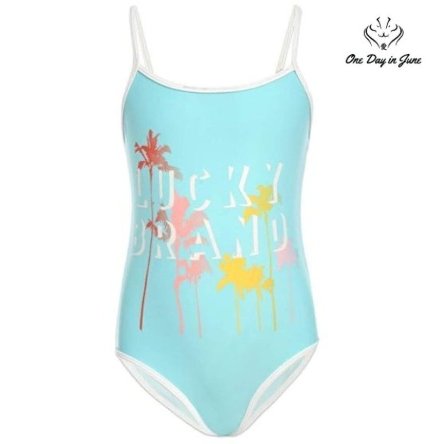 Lucky Brand Brealle One Piece Swimsuit Size XL (16)