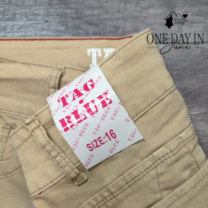 Tag Blue Missy Denim Crop Jeans Size 16