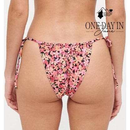 Billabong Love Army Bells Bikini Bottom Floral Tie Side Cheeky Swim NWT Size XXL