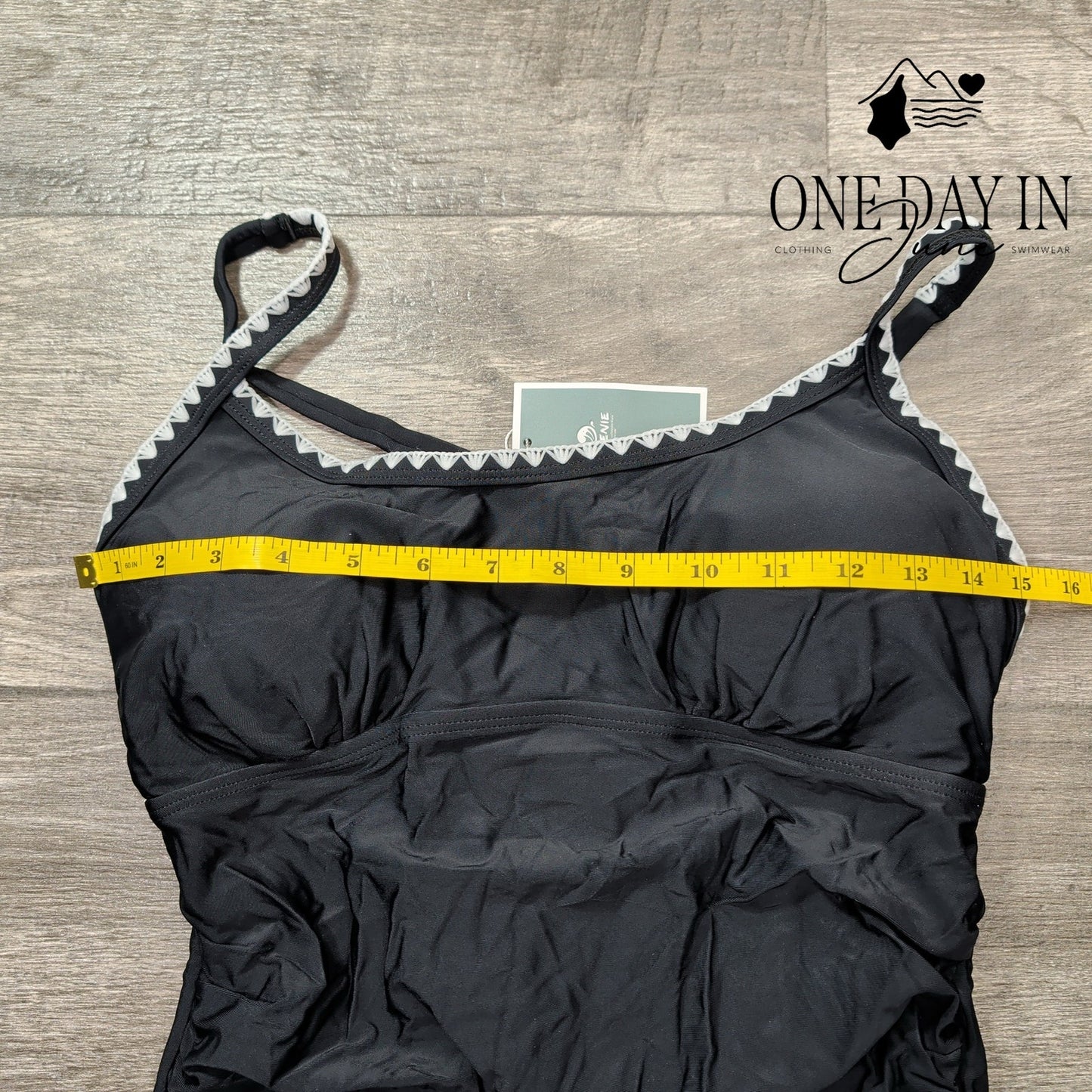 Eomenie Tie Back One Piece Swimsuit Size L