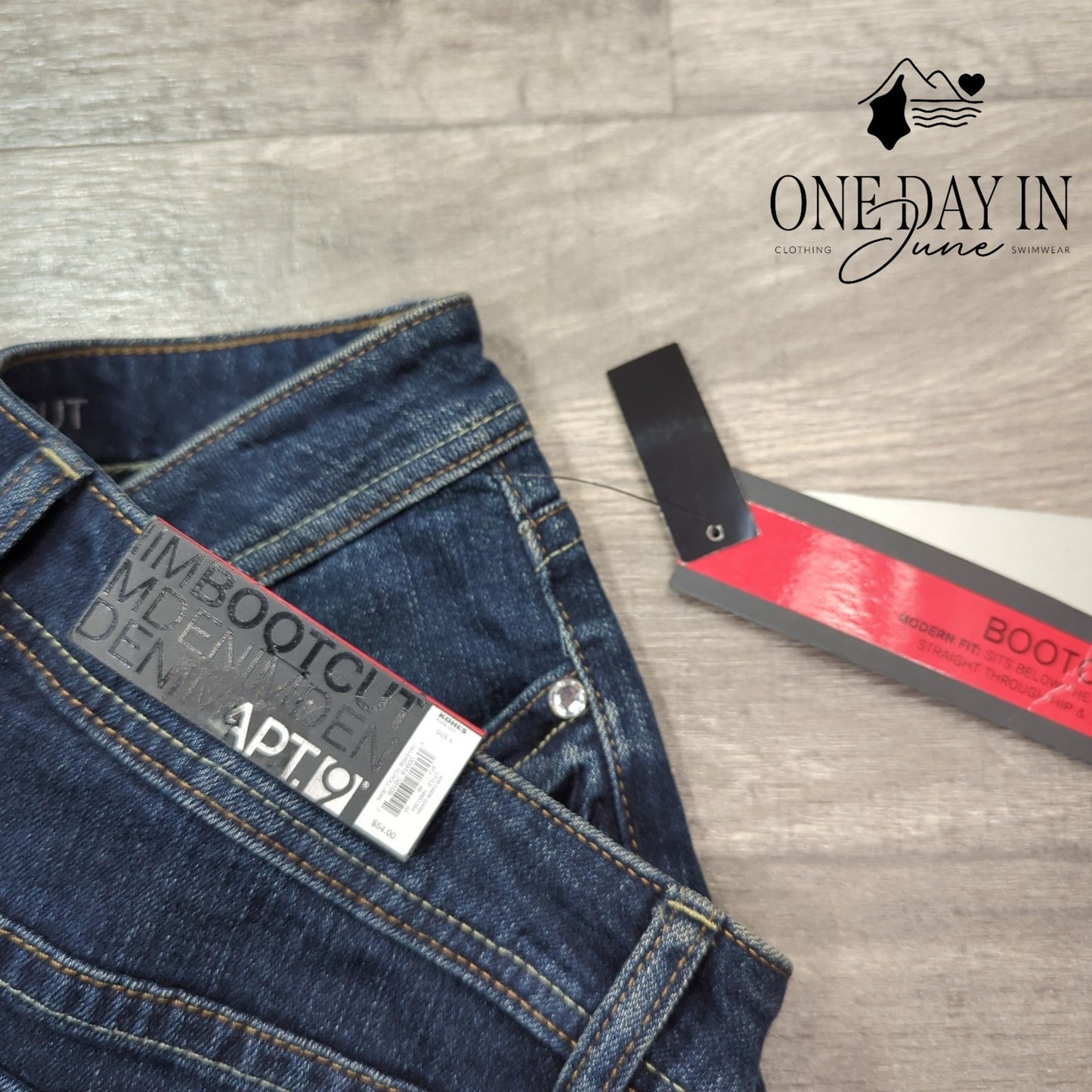 Apt. 9 Modern Fit Bootcut Jeans Size 6