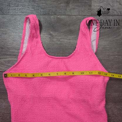 Suuksess Smocked One Piece Swimsuit Size M