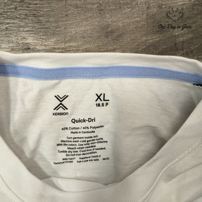 Xersion Round Neck Short Sleeve Graphic T-Shirt Top Size XL (18.5)