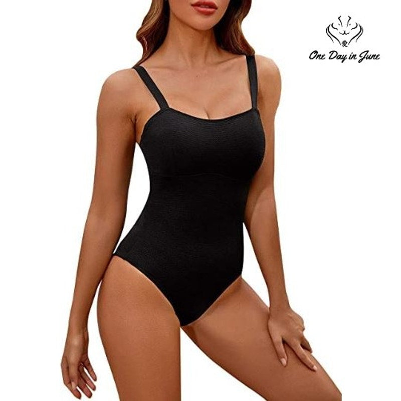 Mollybell Push Up Textured One Piece Swimsuit Size L