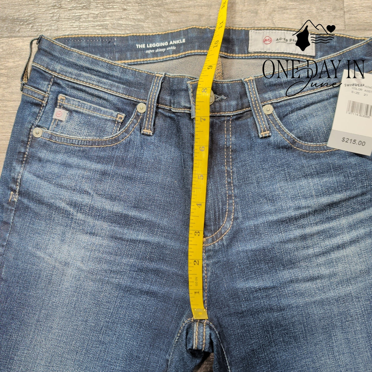 AG Adriano Goldschmied The Legging Ankle Super Skinny Jeans Blue NWT Size 4 (27)