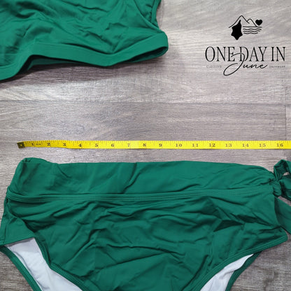 Zaful High Waist Crop Bikini Swimsuit Size XL