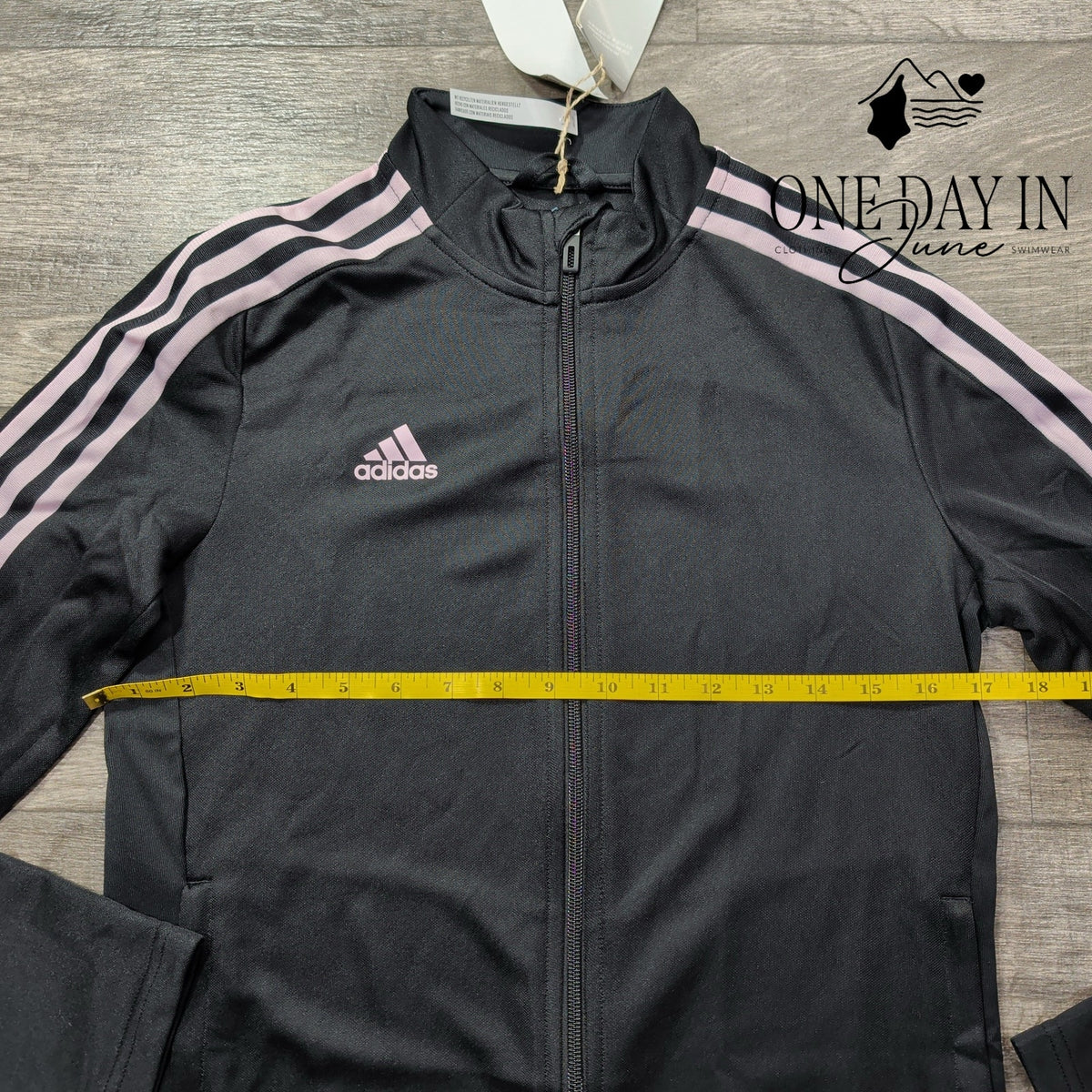 Adidas Tiro 21 Track Jacket Black Clear Pink NWT $50 Size S
