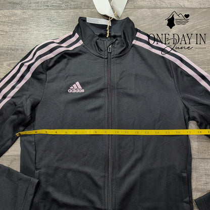 Adidas Tiro 21 Track Jacket Black Clear Pink NWT $50 Size S