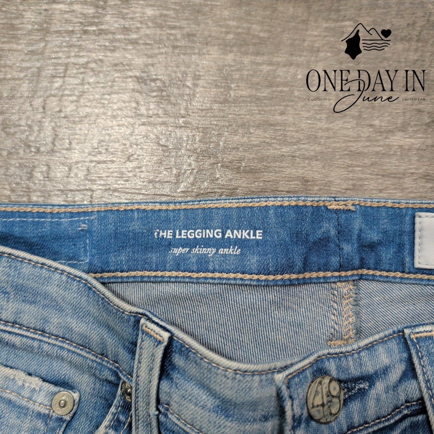 AG Adriano Goldschmied The Legging Ankle Super Skinny Ankle Jeans Size 4 (27)