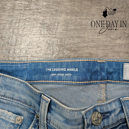 AG Adriano Goldschmied The Legging Ankle Super Skinny Ankle Jeans Size 4 (27)