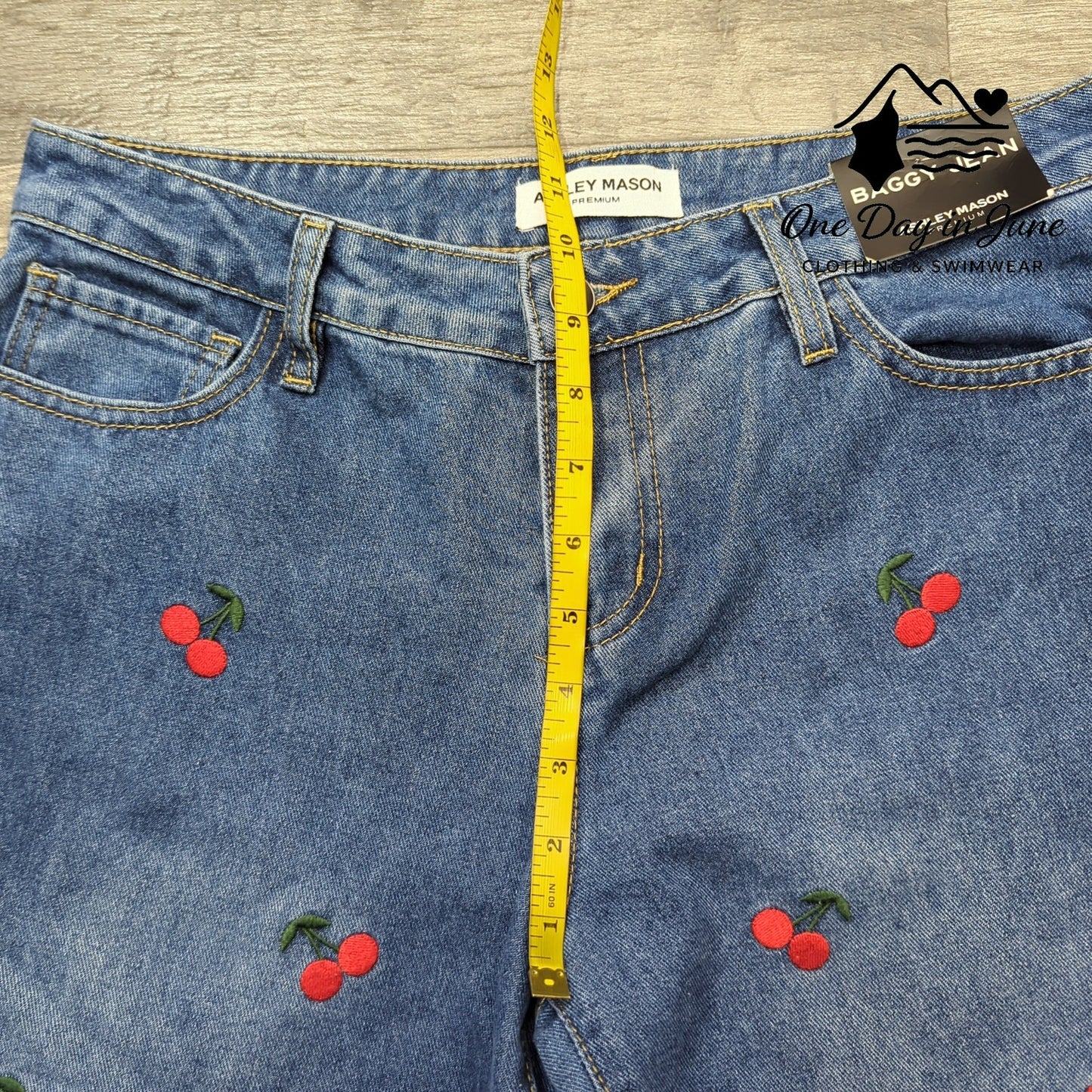 Ashley Mason Juniors Wide Leg Baggy Jeans Size 9
