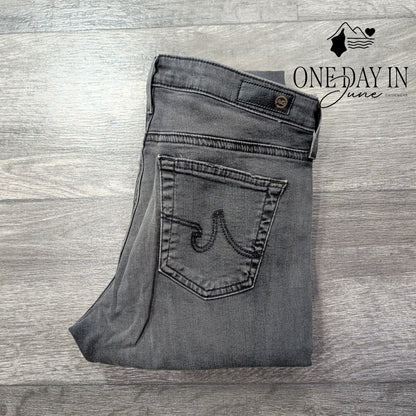 AG Adriano Goldschmied The Legging Ankle Skinny Jeans Gray NWT Size 4 (27)
