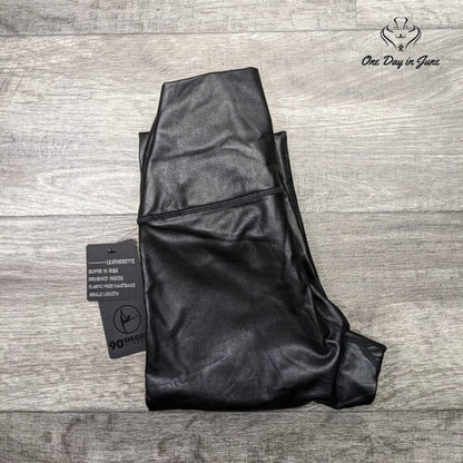 90 Degree Leatherette Super High Rise Ankle Pants Size S