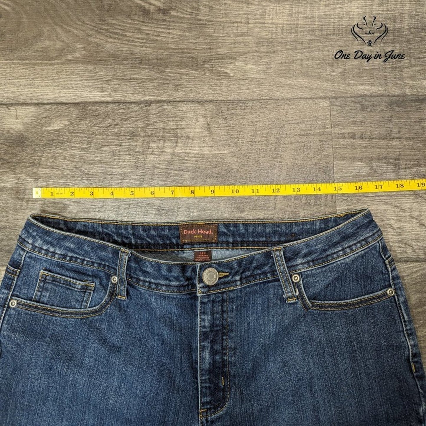 Duck Head Petite Straight Leg Jeans Size 14P