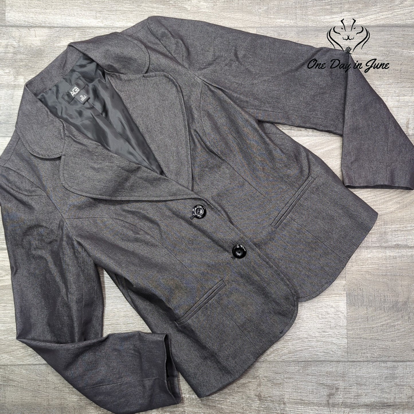 AGB 2 Button Blazer Size 10