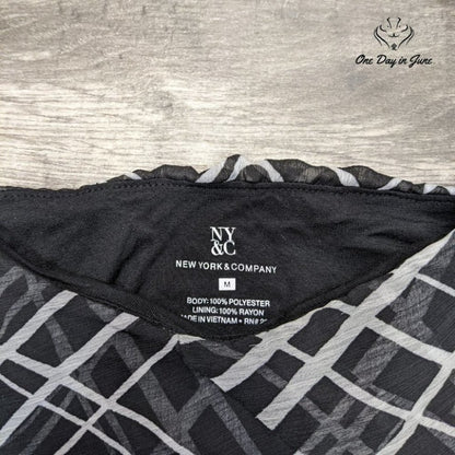 New York & Company Sheer Layered Tank Top Size M
