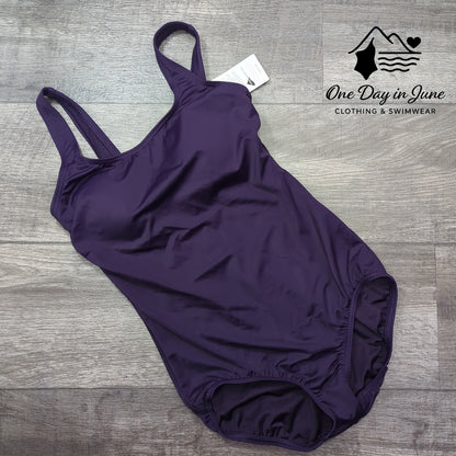 Land's End Square Neck One Piece Swimsuit Size 6