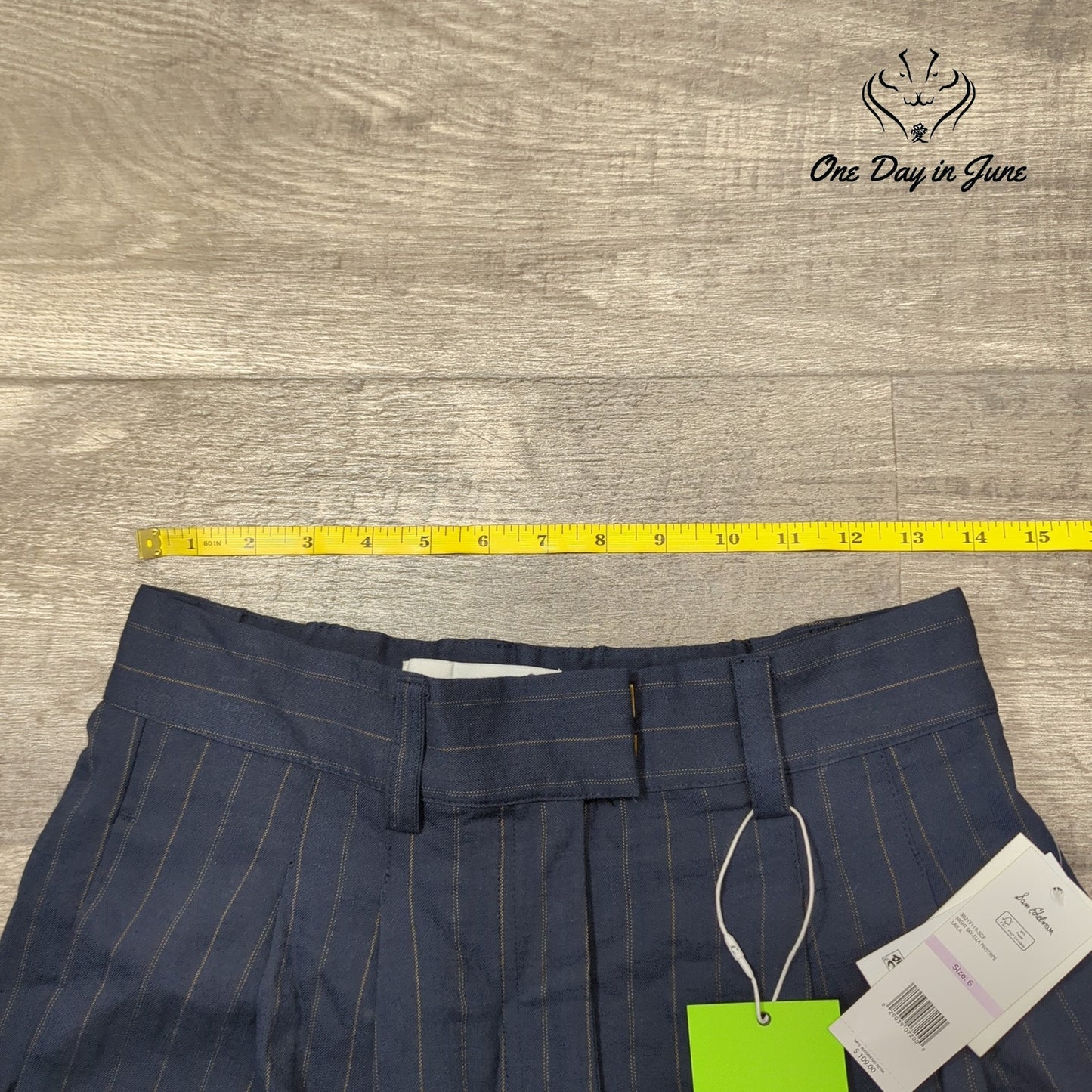Sam Edelman Ella Pinstriped Pants Size 6