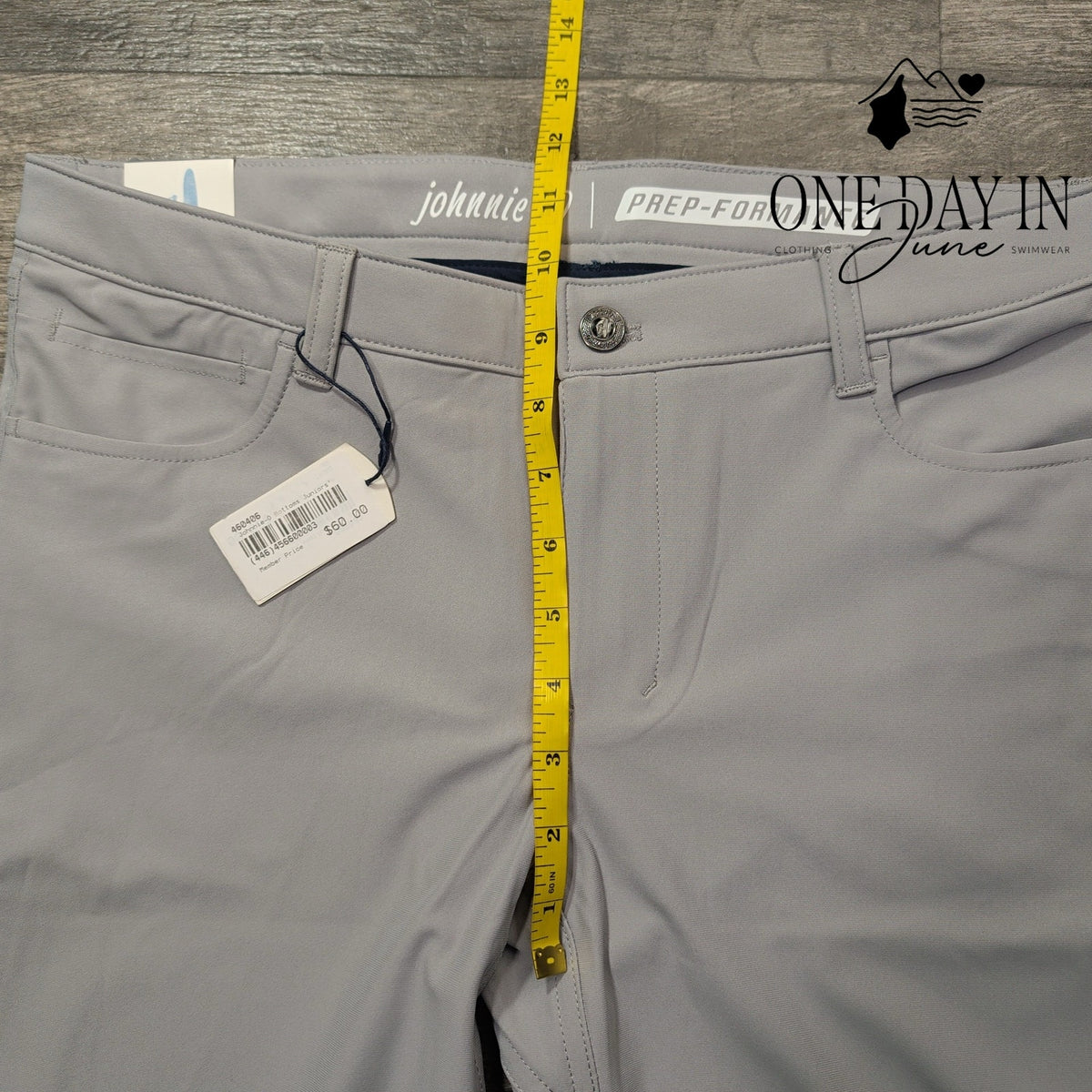 Johnnie-O Boys PREP-FORMANCE Straight Leg Performance Pants Gray NWT Size 16