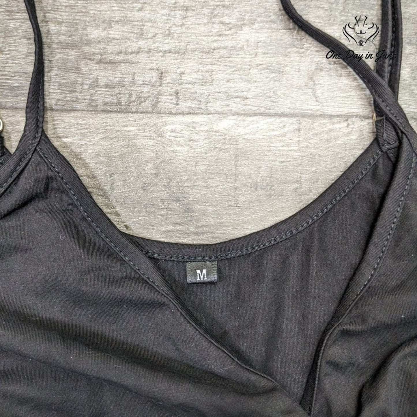 Shein V Neck Adjustable Spaghetti Strap Dress Size M