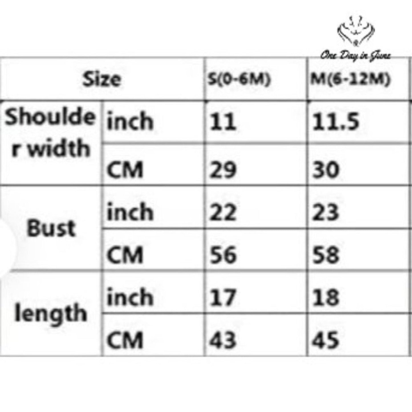 Aikaplus Baby One Piece Jumpsuit Size M