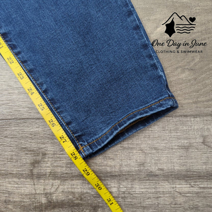 Wonderly Plus Size Mid Rise Skinny Jeans Size 22W