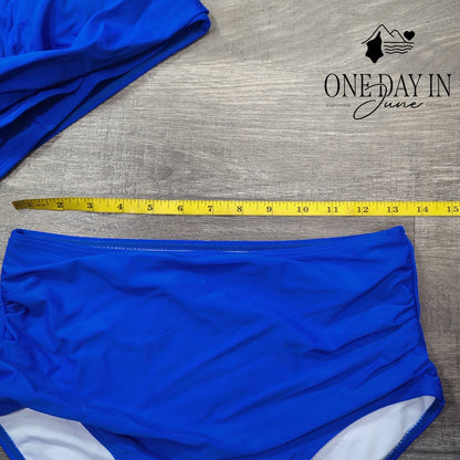 CharmLeaks Twist Front High Waist Bikini Swimsuit Size S