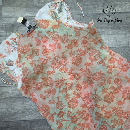 Venezia Short Sleeve Sheer Coverup Size 26/28