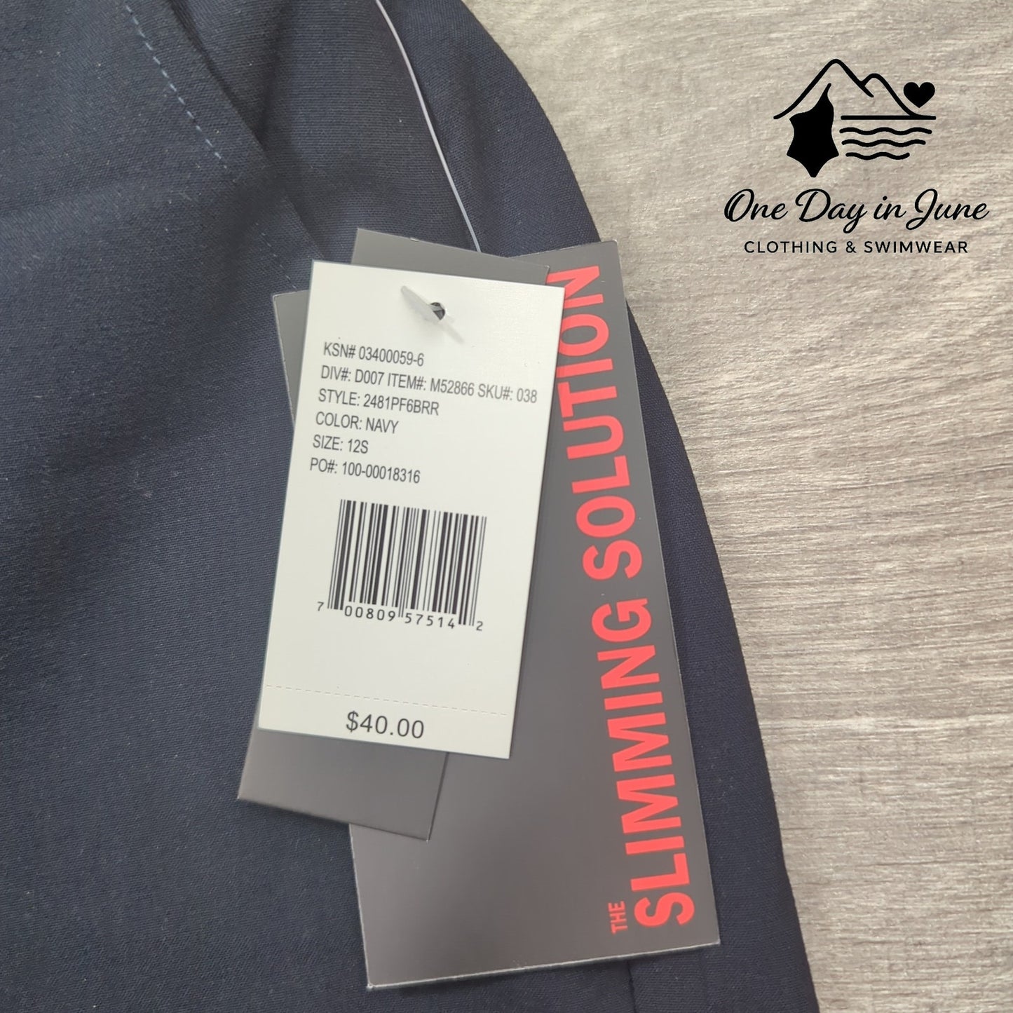 Briggs New York Tummy Slimming Trouser Pants Size 12S