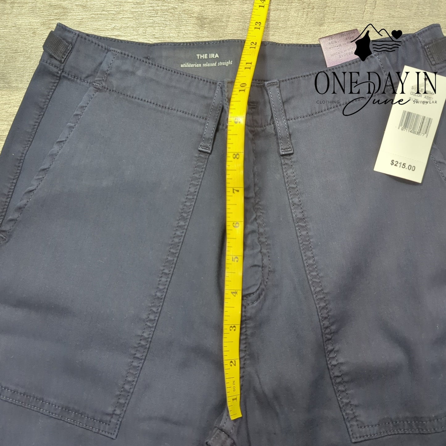 AG Adriano Goldschmied The Ira Utilitarian Relaxed Straight Jeans Size 27 (4)