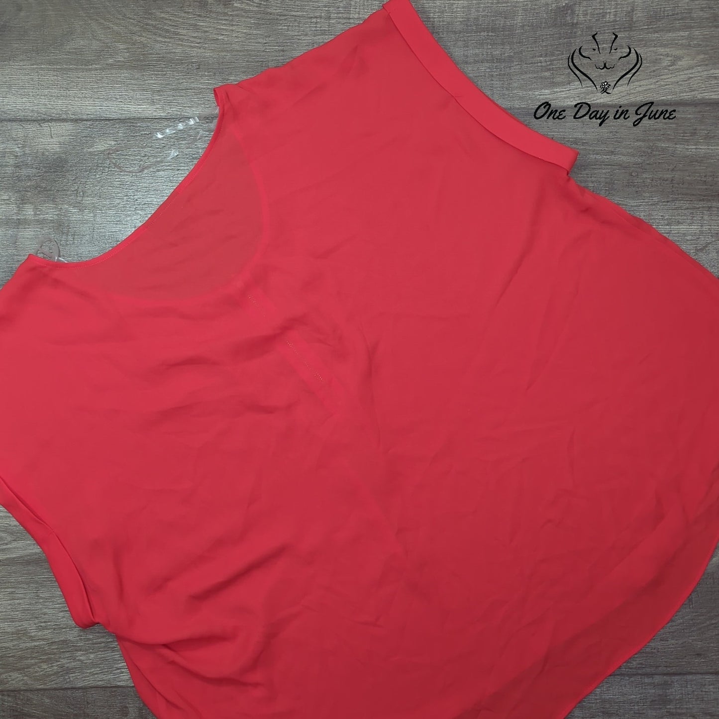 Bold Elements Plus Size Short Sleeve Sheer Top Size 3X