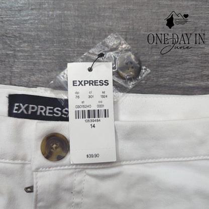 Express Denim Shorts Size 14