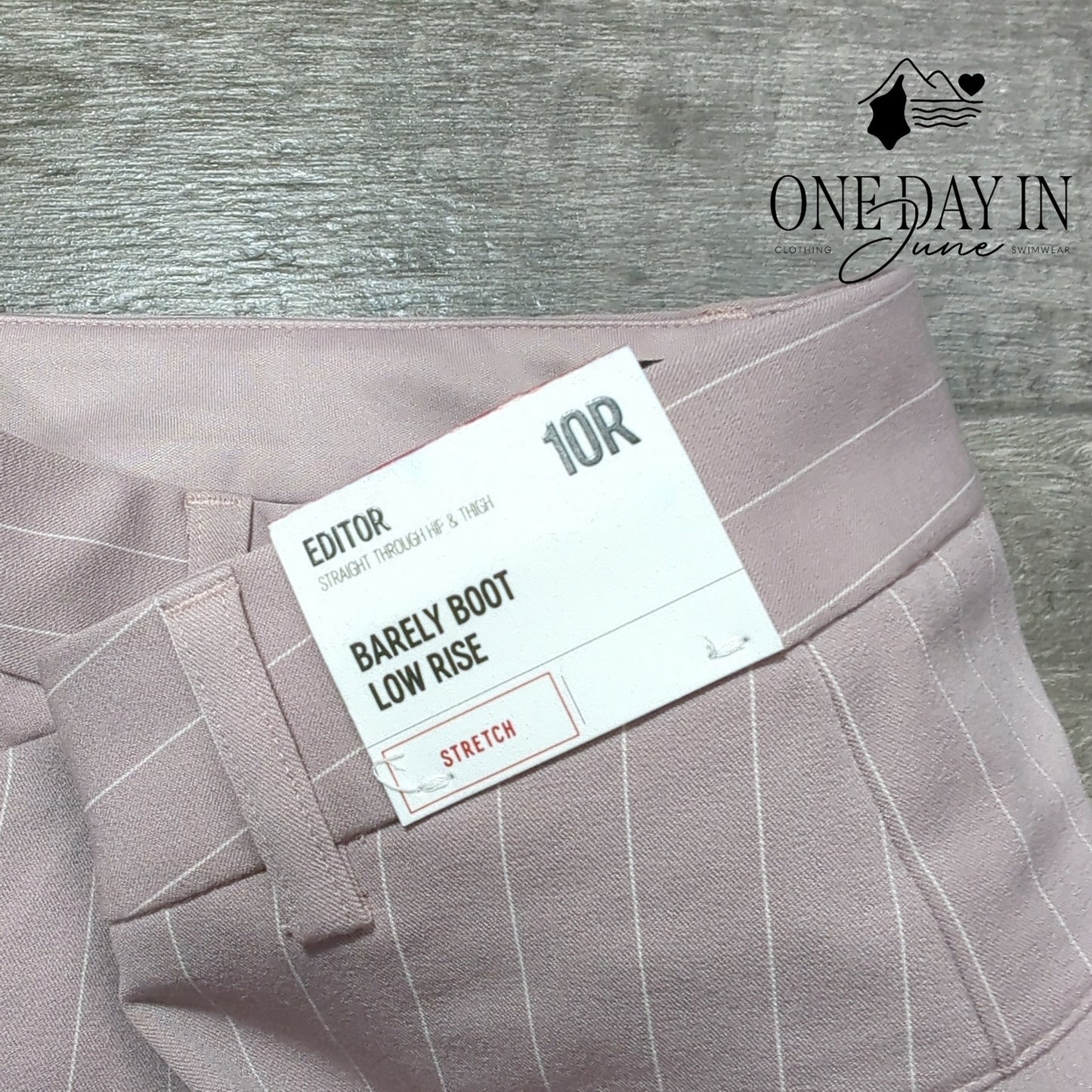 Express Editor Barely Boot Low Rise Pants Size 10