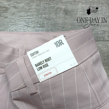 Express Editor Barely Boot Low Rise Pants Size 10