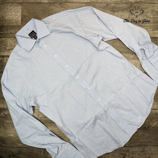 Jos. A. Bank Striped Button Down Shirt Size 16-36