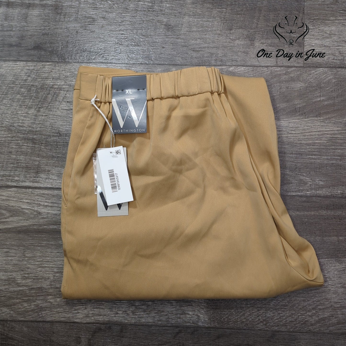 Worthington Pull On Straight Leg Pants Size XL