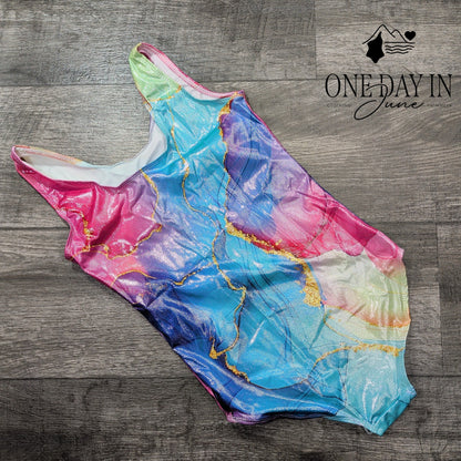 Funnycokid Girl's Leotard Size 9-10Y